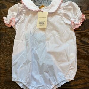 The Beaufort Bonnet Company White and Pink Bubble